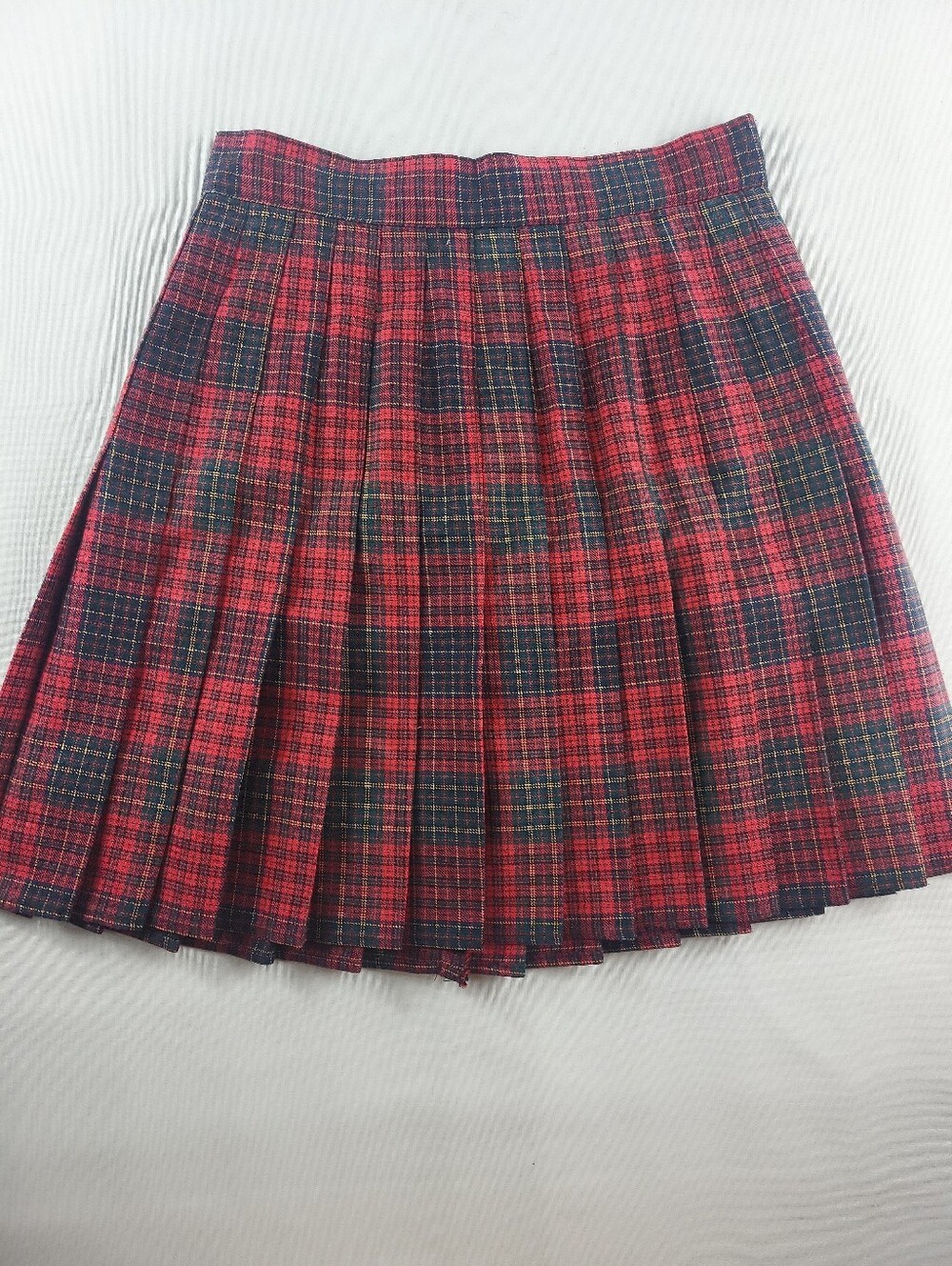 Y2K Plaid Kilt Skirt Preppy Punk Dark Academia Clueless Core Schoolgirl Size 9